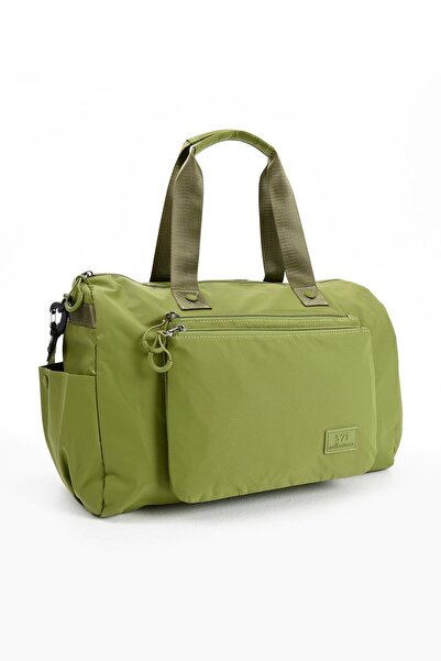 571 Collections Çanta Ultra Hafif Şik ve Su Geçirmez Büyük Boy Omuz, El Seyahat Çantası Yeşil Model: (571-13-9G)