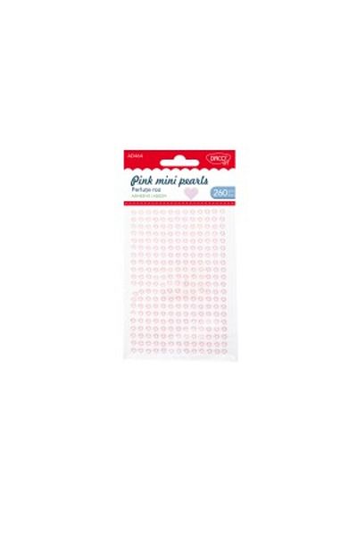 daço Craft Accessory Pink Pearls, Color Pink, Material Plastic, Dimension 6mm, 260 pcs/Set