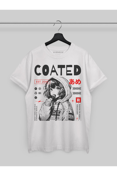 THREADCURRY Sweet Rebellion Relaxed Oversized Printed T-shirt for Men & Women