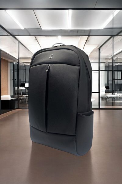 mygeppetobag Notebook Computer Laptop and Briefcase Backpack with Waterproof Fabric and Zipper 45X30X10