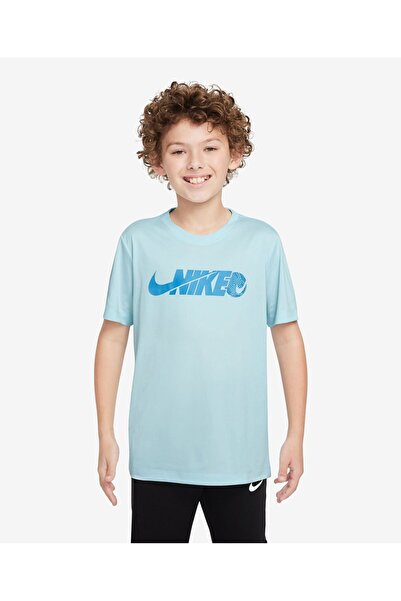 Nike Football Graphic Short Sleeves T-Shirt - Glacier Blue
