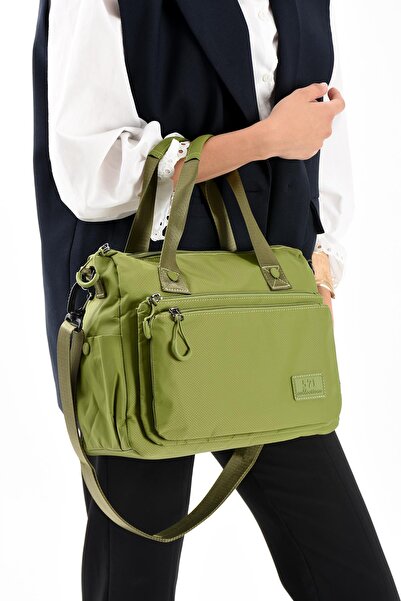 571 Collections Çanta Ultra Light Stylish and Waterproof Medium Shoulder, Handbag Green Model: (571-13-9L)