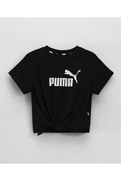 Puma ESS+ Logo Knotted Tee - Black