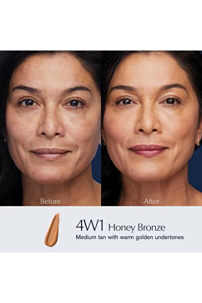 Estee Lauder Estée Lauder,Fond De Ten Double Wear Stay in Place SPF 10, 4W1 HONEY BRONZE, 30ml