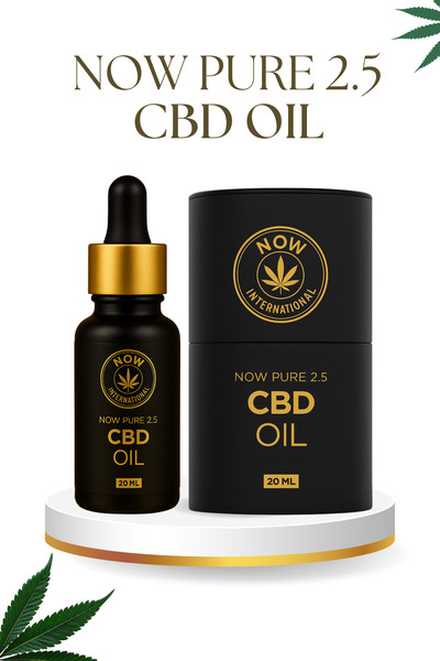 Now International Now Pure 2.5 C B D OIL Yağı 2.5% 20 ml