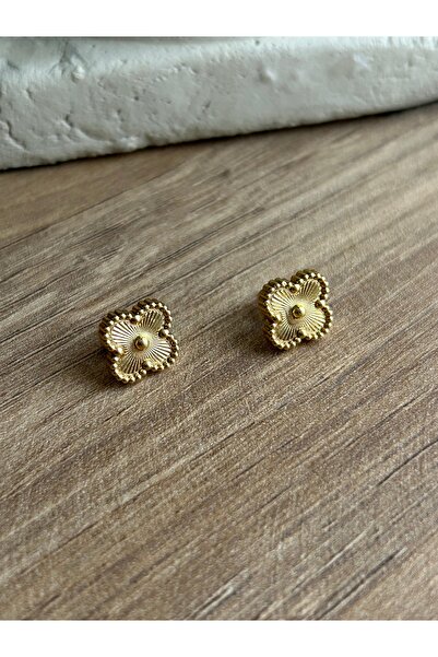 lavanderopa Yonca Çelik Küpe