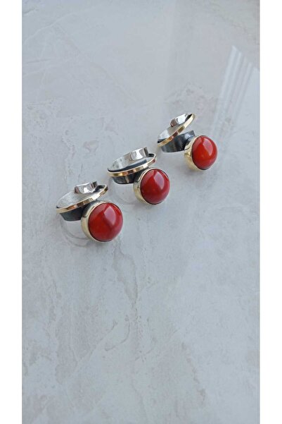 GÜMÜŞ Papila Silver Ayarlanabilir Sarmal Mercan Tasarım Yüzük