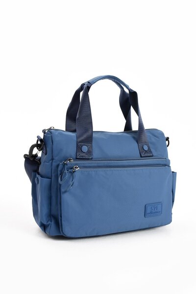 571 Collections Çanta Ultra Hafif Şik ve Su Geçirmez Orta Boy Omuz,El Çantası Mavi Model: (571-13-9L)