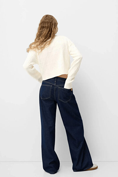 Rawanda Πλεκτό πουλόβερ με κέντημα αρκουδάκι με λαιμόκοψη πόλο