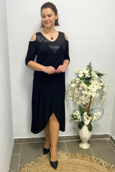 Mia Butik Women's Black Zeus Suit