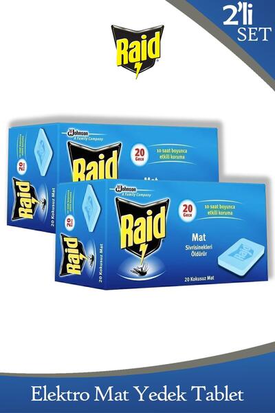 Raid Elektromat 20 Tablet x 2 Adet