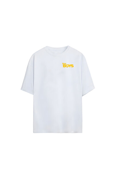 GraffTee تي شيرت قطني كبير الحجم للجنسين من ذا بويز