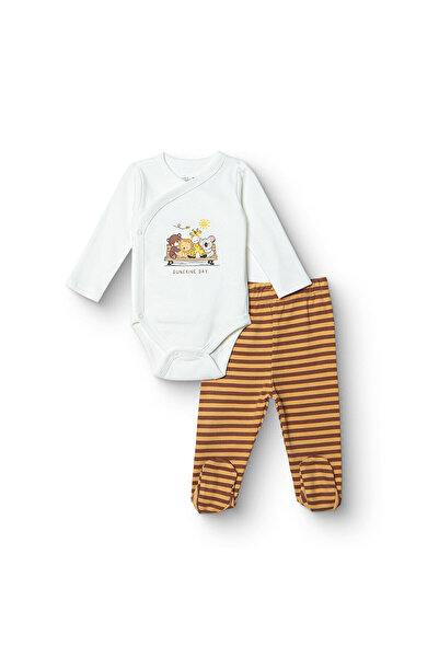 ebebek Hello Baby HelloBaby Erkek Bebek Zıbın Body-Patikli Alt Çıtçıtlı Zarf ...