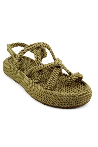 MUMKA Rope Sandals Nomads Finger - Pesto Beige