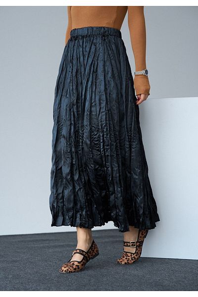 Serpirella Butik Satin Crinkle Skirt