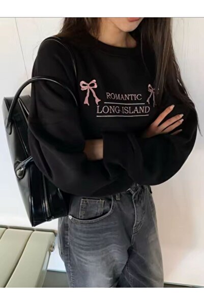 Gofeel Hanorac oversize Long Island cu detaliu fundă