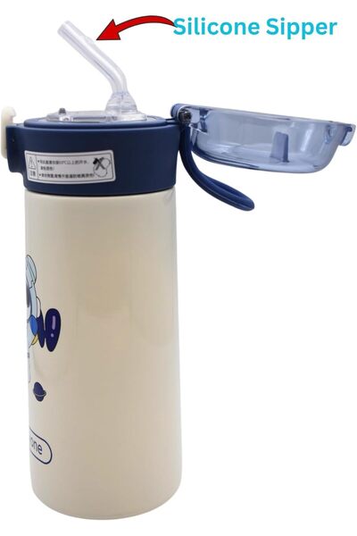 Mobcos stainless steel Kids Bottle Leakproof Fun & Sporty for School and Home