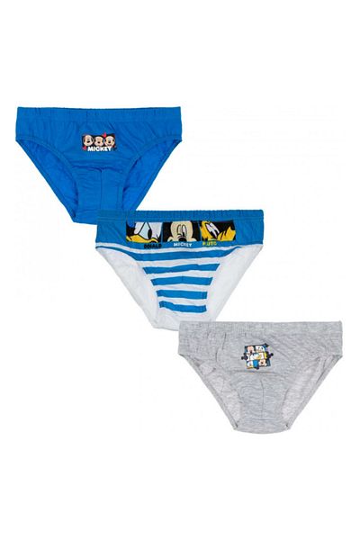 Mickey Mouse Set of 3 boys' panties, multicolor, Mickey and Friends, Mickey Mouse, Disney