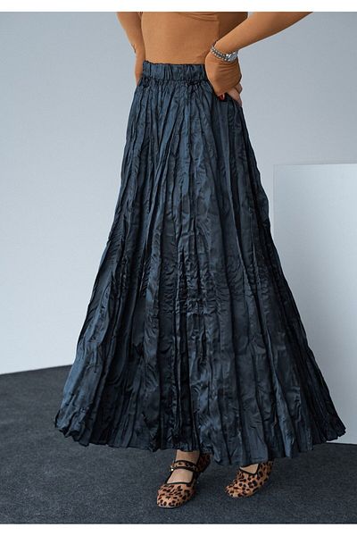 Serpirella Butik Satin Crinkle Skirt