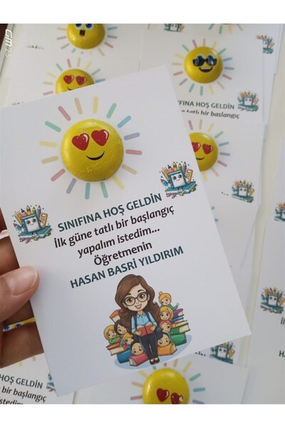 hediyegelse FARKLI AVM Sınıfına Hoş Geldin, Okuluna Hoş Geldin Hediyesi 20 Ad...
