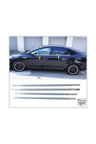 FAMS OTO AKSESUAR F, Mondeo Krom Cam Çıtası 4 Parça 2007-2015 Arası Uyumlu Pa...