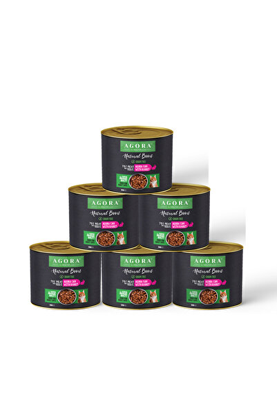 Agora Conserve premium pisici cu iepure 6x200g GrainFree