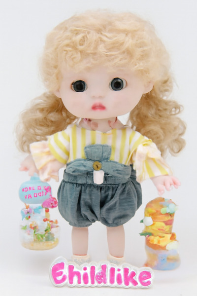 rexa Childlike Lively Doll Set with Accessories - 3 Variants