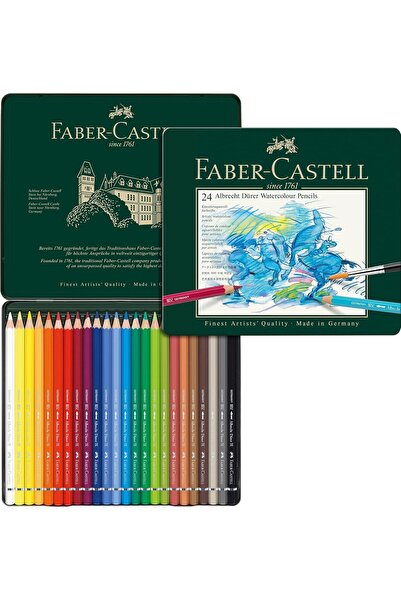 AC BOX أقلام تلوين مائية من ألبرخت دورر أكواريل، 24 لونًا، قابلة للذوبان في ا...