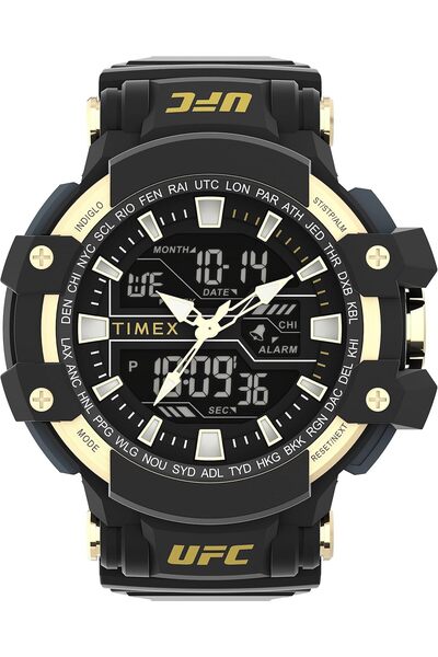 Timex ساعة تايمكس يو اف سي كومبات رقمية رجالية - TW5M58300JT