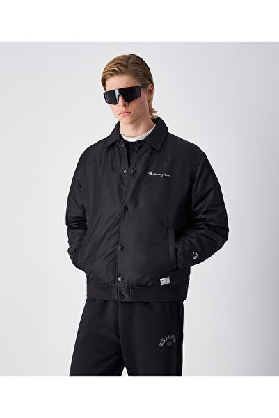 Champion Urban Contemporary Bomber Jacket Black Men's Jacket - 221216-Kk001