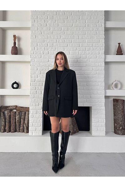 ZF BUTİK Design Double-Covered Blazer Jacket