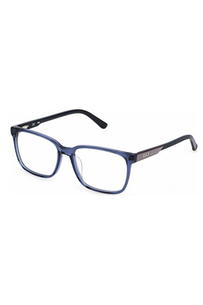 FILA Rame de ochelari pentru bărbați VFI032 0955, Plastic, Albastru, 54 mm
