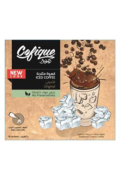 Cofique قهوة مثلجة أصلية، 10 أكياس × 24 جم (عبوة واحدة)