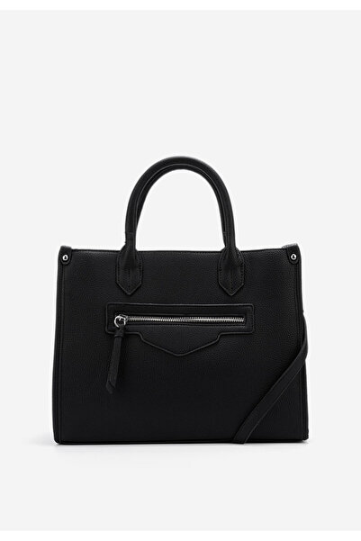 B T Shoes Černá kancelářská kabelka Anirma