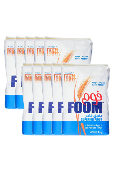 Foom دقيق فاخر، 10 × 1 كجم