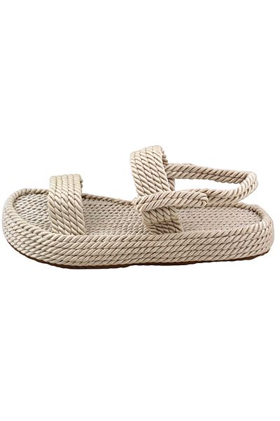 MUMKA Rope Sandals Nomadic Strap - Ivory White
