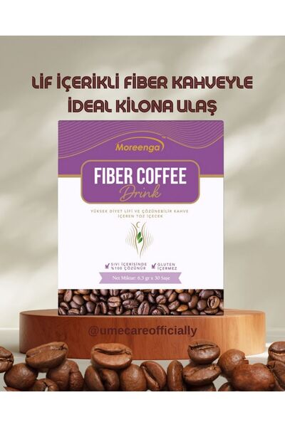 MAXPINE Yüksek Diyet Lifi İçeren Fiber Kahve