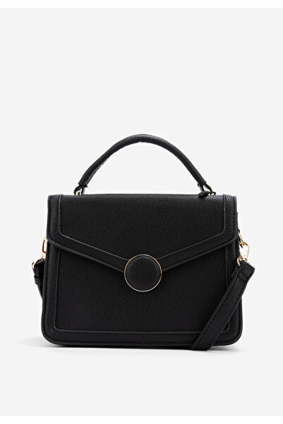 B T Shoes Černá rukojeť kabelky Julith