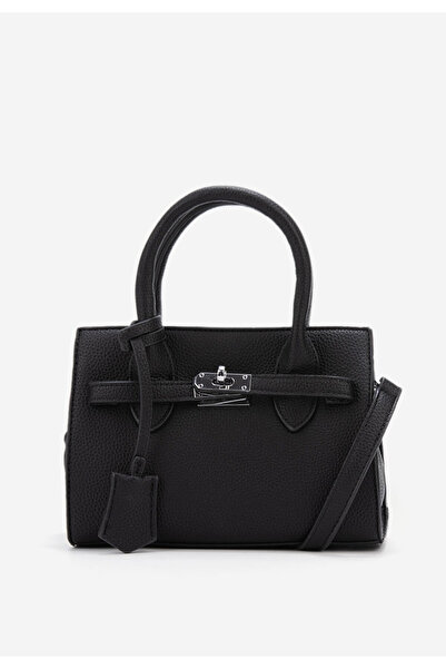 B T Shoes Černá rukojeť kabelky Keana