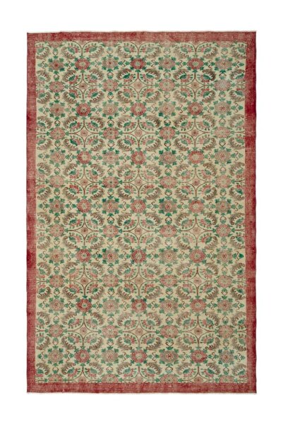 Apex Halı Eskitme Vintage Naturel El Dokuma 19574 193 x 301 cm