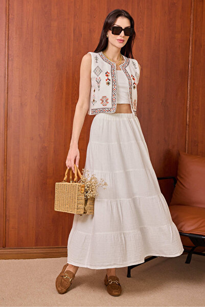 Butik Modana Müslin Etek