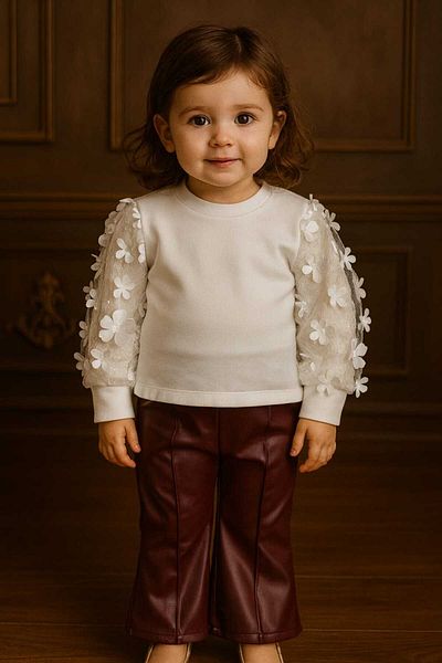 VİYOLİNA Leather Pants Suit