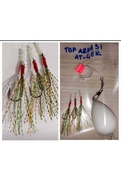 hobim At-Çek Top Arkası 3' lü Çapari ( Palamut-Çinekop-Levrek-Lüfer-Zargana-Tral-Sarıkanat-Tırsi )