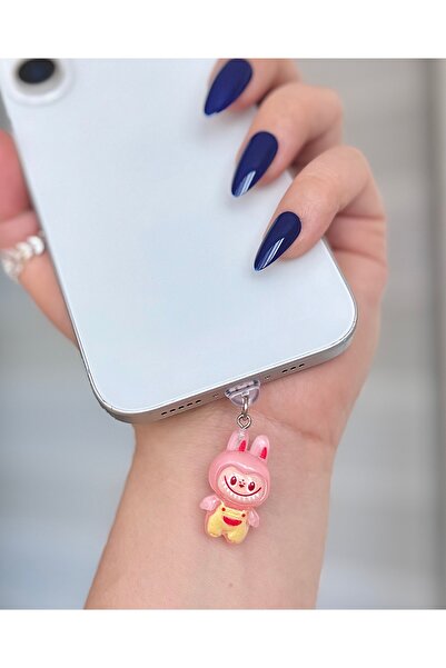 MİRAZ TASARIM LABUBU IPHONE ŞARJ GİRİŞİ KORUMA / ŞARJ GİRİŞ KORUYUCU /TOZLUK 3