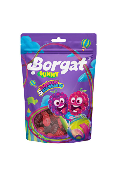 Borgat حلوى جيلاتينية بنكهة التوت البري والتوت الأسود، 80 غرام