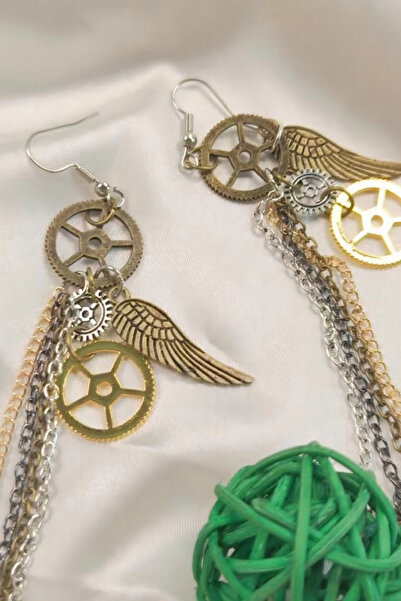 Giraffe مجموعة أقراط متدلية متعددة الأقراط على الطراز القوطي الكلاسيكي الأصيل