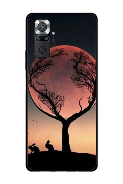 Atlas Husa personalizata si Folie de Silicon Xiaomi Redmi Note 10, Moon Tree,...