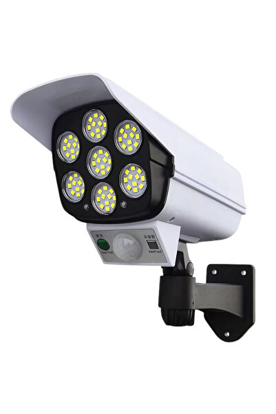 SDEPOT Lampa solara LED, SDEPOT, cu senzor de miscare, tip camera de supraveg...