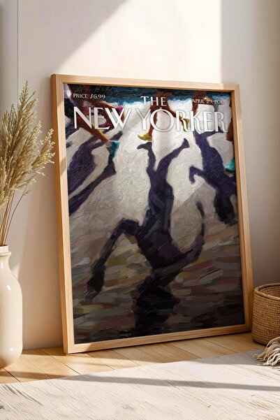 Saturn Pictură înrămată The New Yorker 29 aprilie 2013 - Pictură Eric Drooker Boston Strong