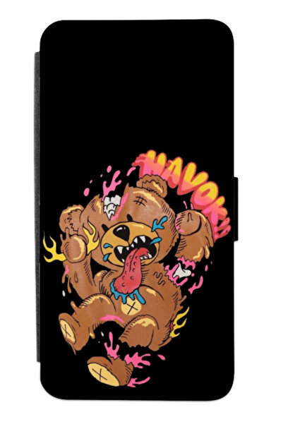 Atlas Husa personalizata tip carte Xiaomi Redmi Note 9 Pro Max, Rainbow Bear, multicolor, S2D1M031